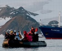 Südpolarregion, Antarktika-Expeditionen - Transportmittel Schauchboot